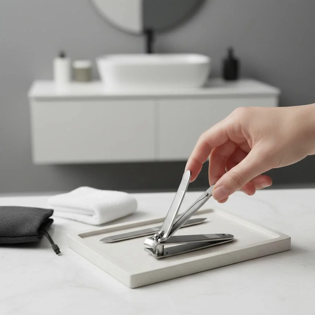 Stainless steel nail clippers for precise grooming